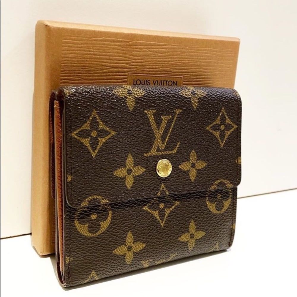 💯% Authentic Louis Vuitton Elise Bi-Fold Wallet